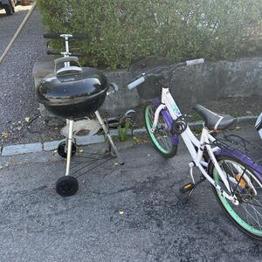 Cykel och grill