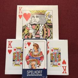 XXL spelkort + vanliga spelkort