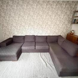 U-soffa 3,3m bred