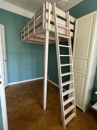 Loftsäng bortskänkes