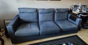 3-sits soffa skänkes