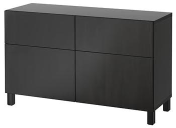 IKEA BESTÅ förvaringssystem + 8 lådor
