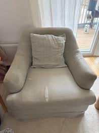 3 sitssoffa + fåtölj bortskänkes mot avhämtning