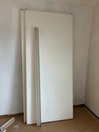 Skjutdörrar bortskänkes