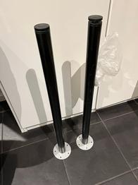 Bordsben 2 st svarta