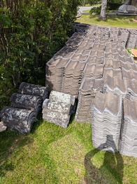 Takpannor bortskänkes