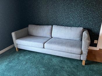 Soffa IKEA ljusgrå