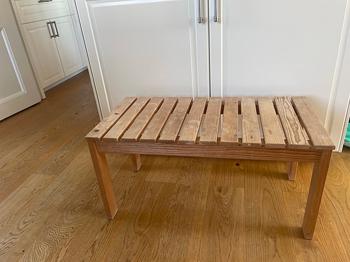 BORTSKÄNKES Träbänkar