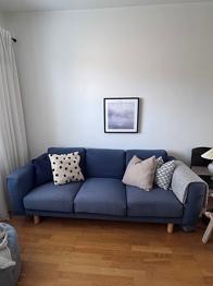 Soffa skänkes
