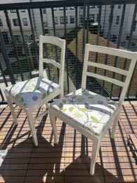 Udda stolar med tygsits bortskänkes