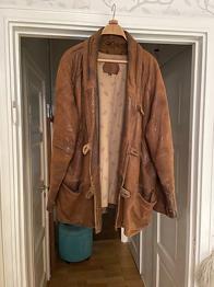 Hollister rock herr brun läder storlek M