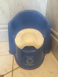 Babybjörn potta blå - bortskänkes
