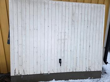 Garageport bortskänkes