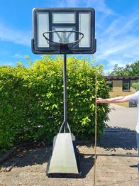 Basketkorg flyttbar