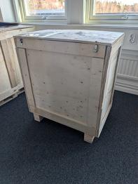 4st Transportlådor i trä bortskänkes