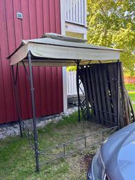 Tak med stålkonstruktion  bortskänkes
