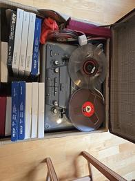rullbandspelare bortskänkes