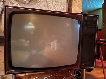 Retro tjock-tv bortskänkes