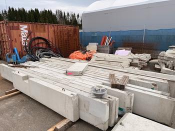 Betongelement balkar