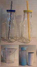 Skänkes Glasflaskor, Filterkanna Dafi, kaffemugg Stelton, vattenflaska