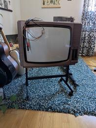 Gammal tjock-tv