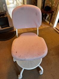 IKEA barnstol skrivbordsstol rosa