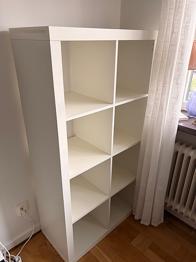 Vit hylla bortskänkes
