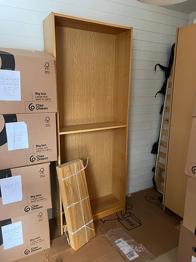 IKEA bokhylla trä faner BORTSKÄNKES! Tågaborg/Hbg