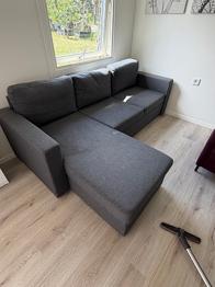 Bortskänkes bäddsoffa