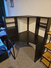 BORTSKÄNKES Micke Hörnarbetsplats svart